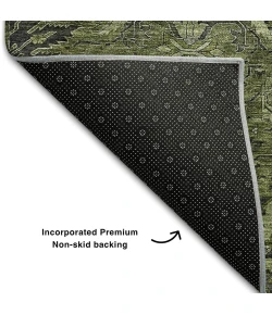 Addison Mayfield Green AMF1082 8ft. x 10ft. Rect. Rug