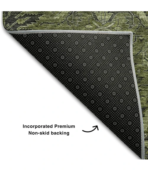 Addison Mayfield Green AMF1082 2ft. 3in. x 7ft. 6in. Rect. Rug