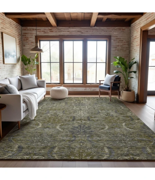 Addison Mayfield Brown AMF1082 2ft. 3in. x 7ft. 6in. Rect. Rug