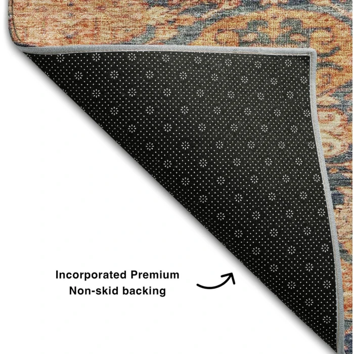 Addison Mayfield Orange AMF1084 5ft. x 7ft. 6in. Rect. Rug