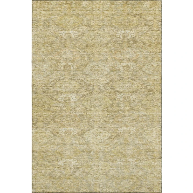 Addison Mayfield Gold AMF1084 - 8ft. Round Rug