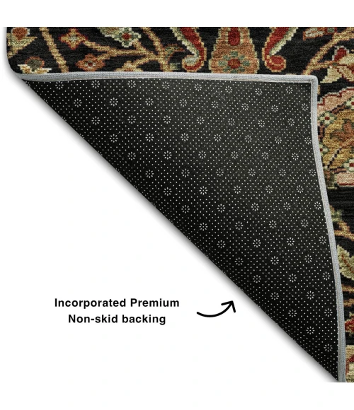 Addison Mayfield Black AMF1085 2ft. 3in. x 7ft. 6in. Rect. Rug
