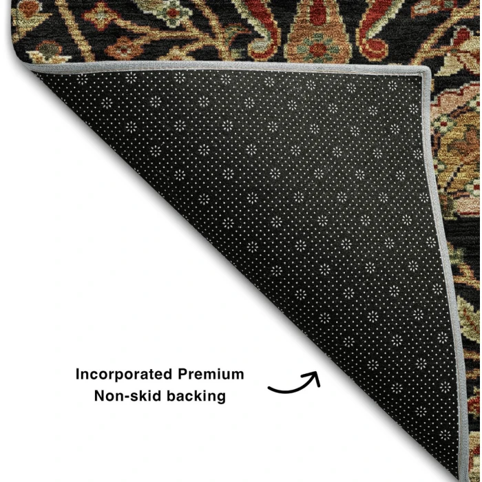 Addison Mayfield Black AMF1085 8ft. x 10ft. Rect. Rug