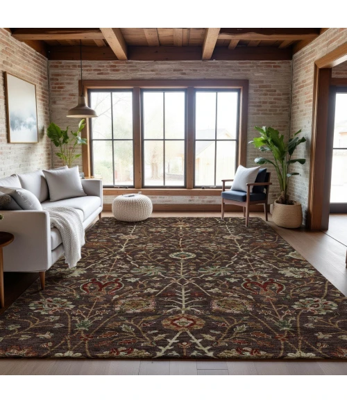 Addison Mayfield Brown AMF1085 2ft. 3in. x 7ft. 6in. Rect. Rug