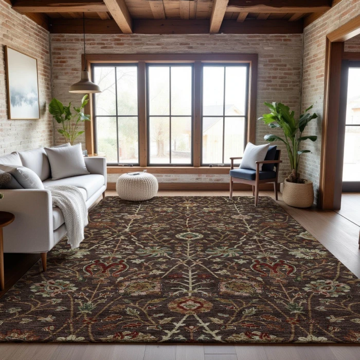 Addison Mayfield Brown AMF1085 8ft. x 10ft. Rect. Rug