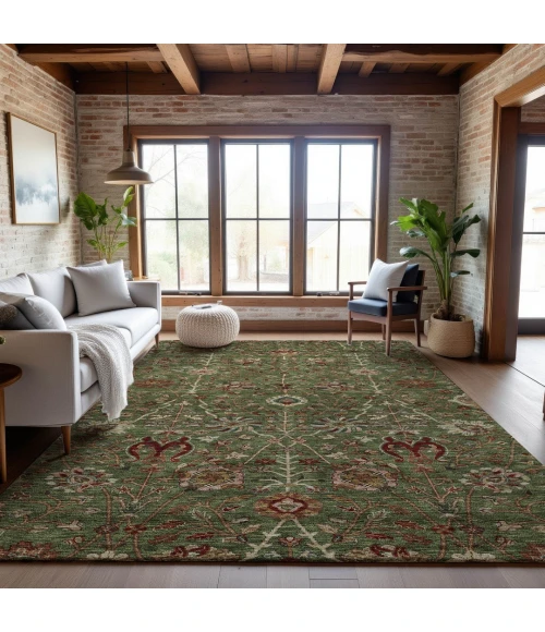 Addison Mayfield Green AMF1085 5ft. x 7ft. 6in. Rect. Rug