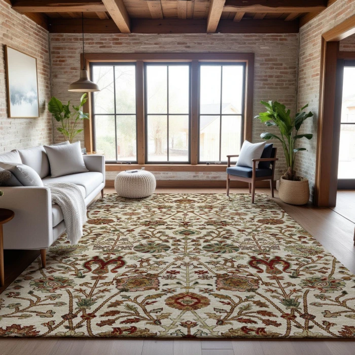 Addison Mayfield Ivory AMF1085 8ft. x 10ft. Rect. Rug