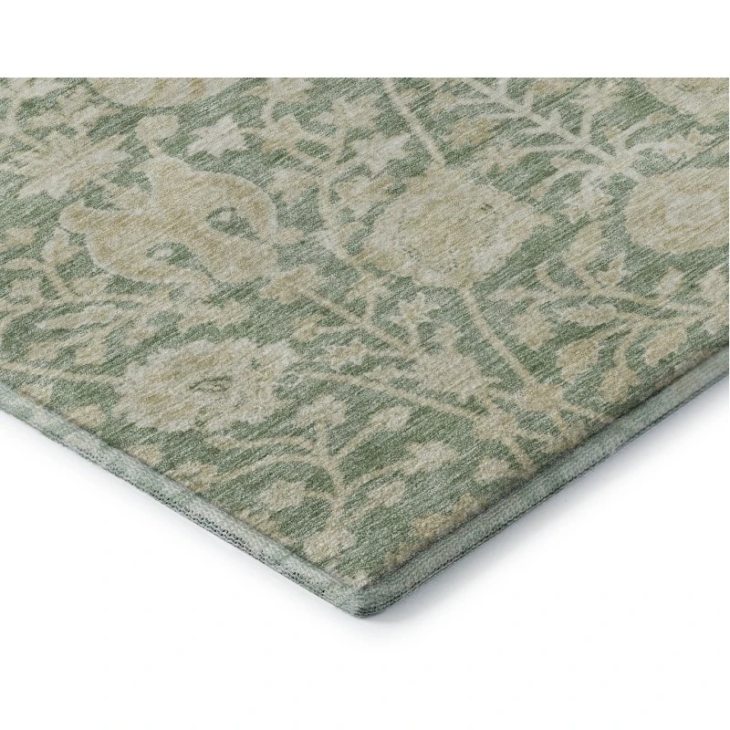 Addison Mayfield Green AMF1086 - 8ft. Round Rug