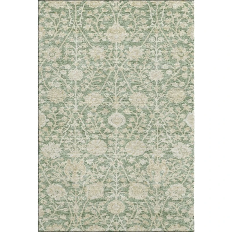 Addison Mayfield Green AMF1086 - 8ft. Round Rug