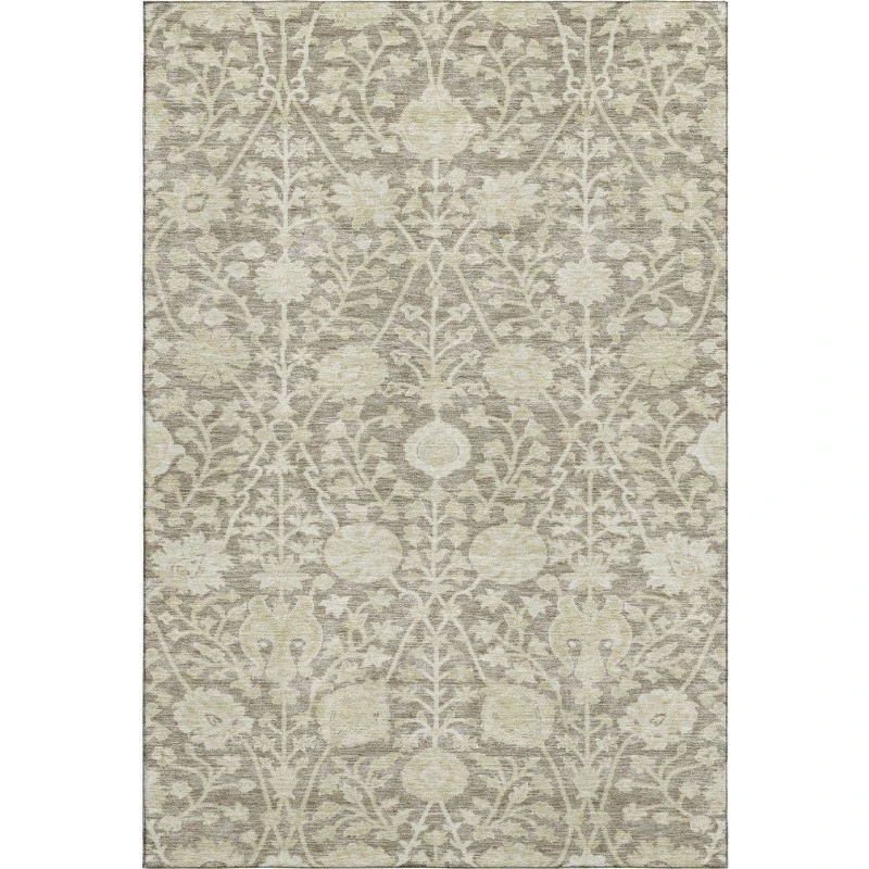 Addison Mayfield Brown AMF1086 - 8ft. Round Rug