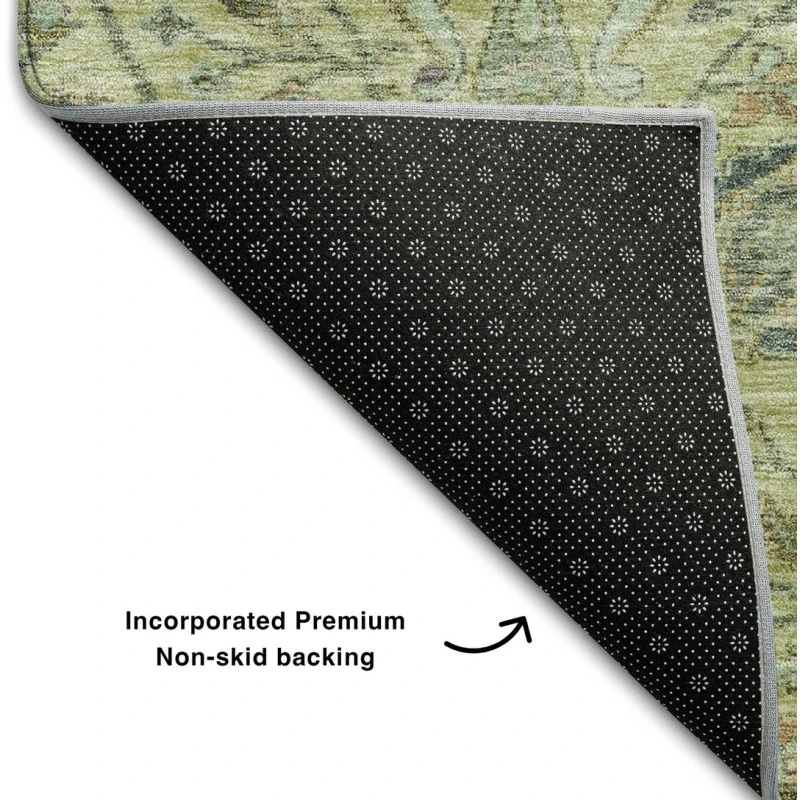 Addison Mayfield Green AMF1087 - 8ft. Round Rug