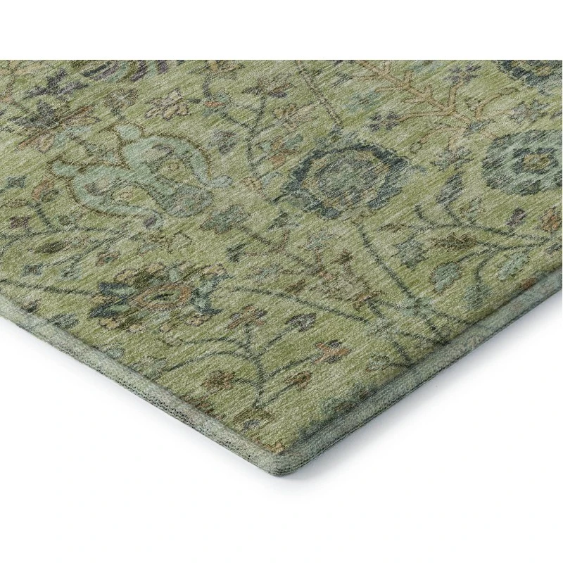 Addison Mayfield Green AMF1087 - 8ft. Round Rug
