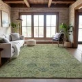 Addison Mayfield Green AMF1087 - 8ft. Round Rug