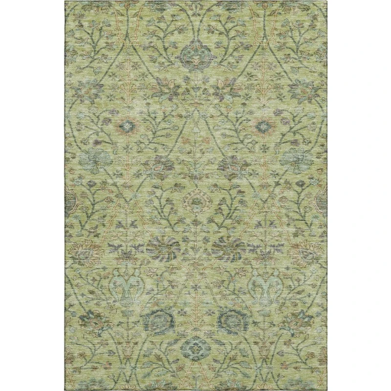 Addison Mayfield Green AMF1087 - 8ft. Round Rug