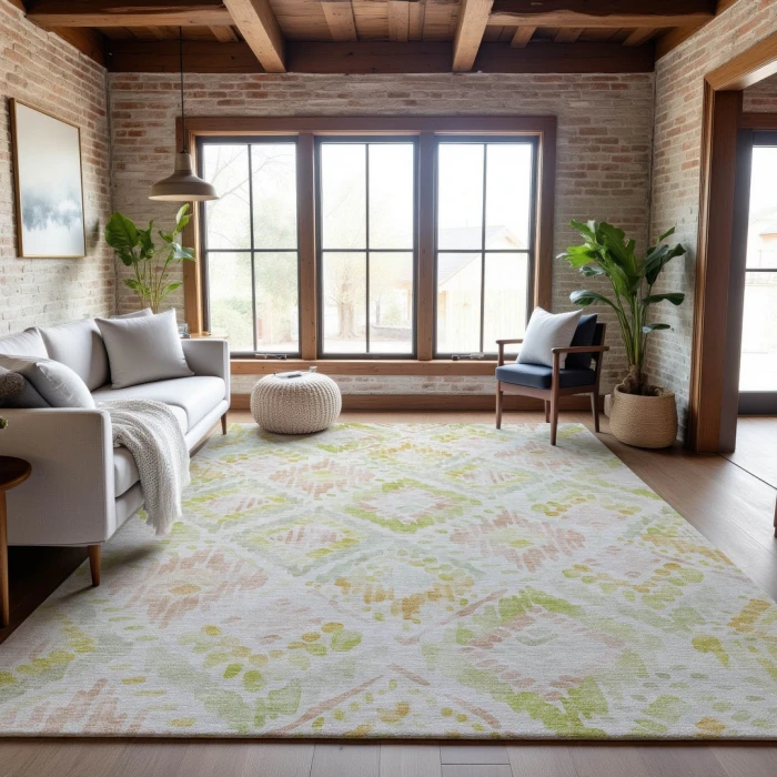 Addison Mayfield Pink AMF1088 2ft. 3in. x 7ft. 6in. Rect. Rug
