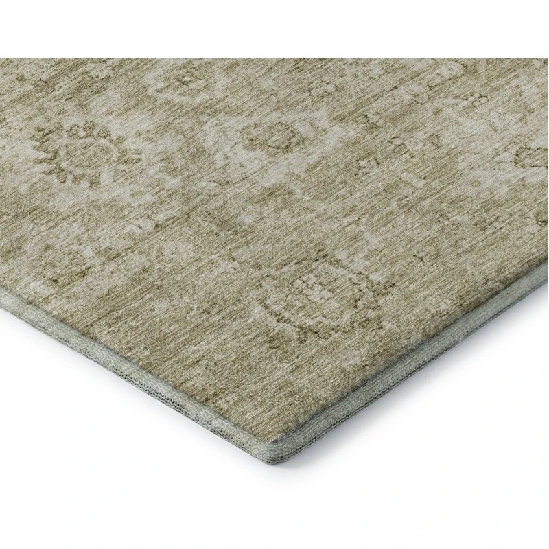 Addison Mayfield Brown AMF1089 - 8ft. Round Rug
