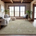 Addison Mayfield Brown AMF1089 - 8ft. Round Rug