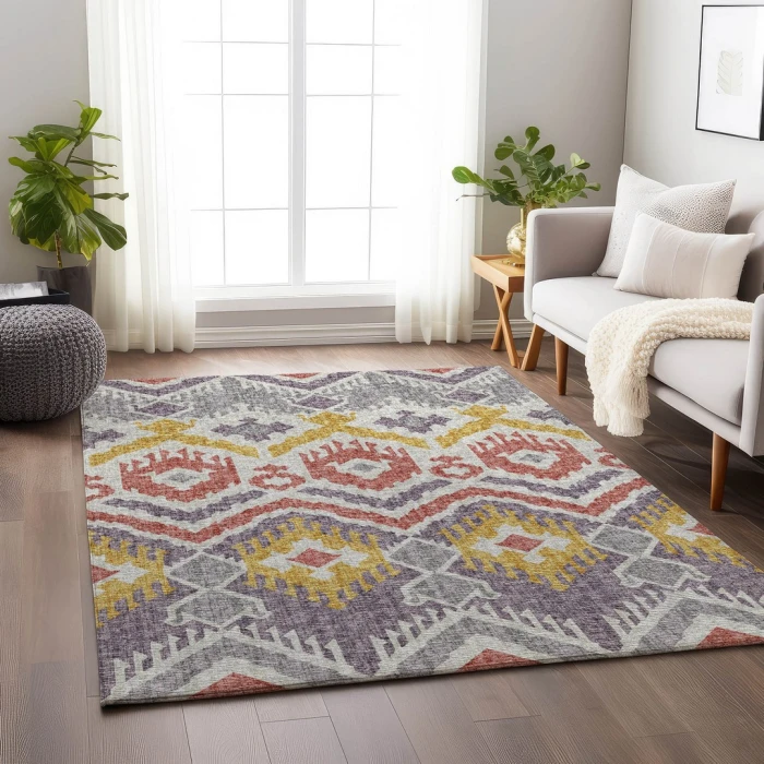 Addison Mayfield Purple AMF108 9ft. x 12ft. Rect. Rug