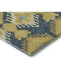 Addison Mayfield Yellow AMF108 - 8ft. Round Rug