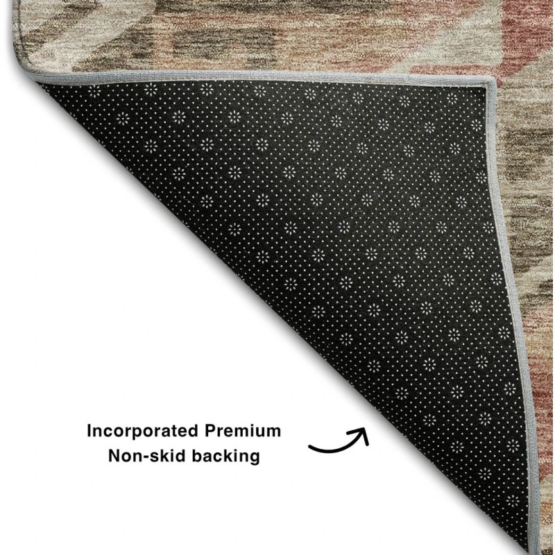 Addison Mayfield Brown AMF1091 - 8ft. Round Rug