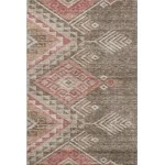 Addison Mayfield Brown AMF1091 - 8ft. Round Rug