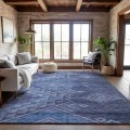 Addison Mayfield Blue AMF1091 - 8ft. Round Rug