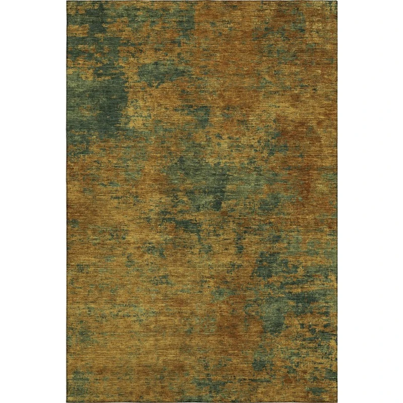 Addison Mayfield Orange AMF1093 - 8ft. Round Rug
