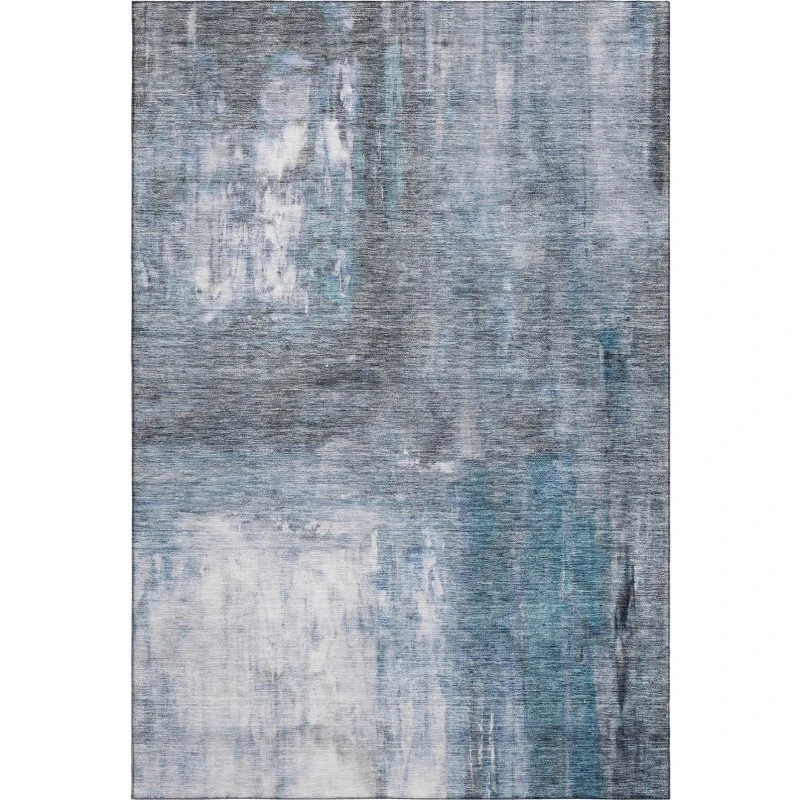 Addison Mayfield Blue AMF1095 - 8ft. Round Rug