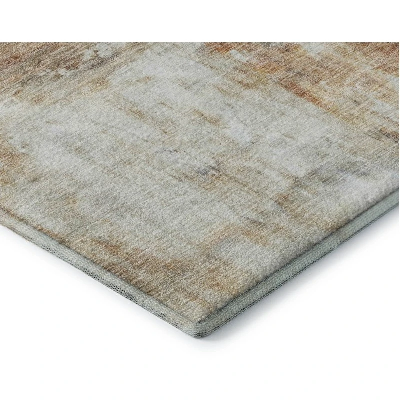 Addison Mayfield Orange AMF1095 - 8ft. Round Rug