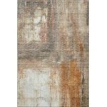 Addison Mayfield Orange AMF1095 - 8ft. Round Rug