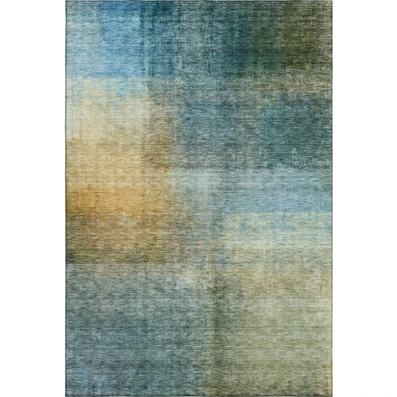 Addison Mayfield Blue AMF1096 - 8ft. Round Rug