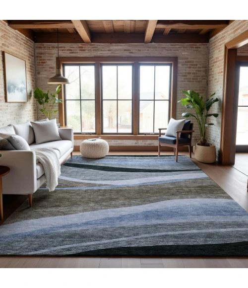 Addison Mayfield Brown AMF1098 8ft. x 10ft. Rect. Rug