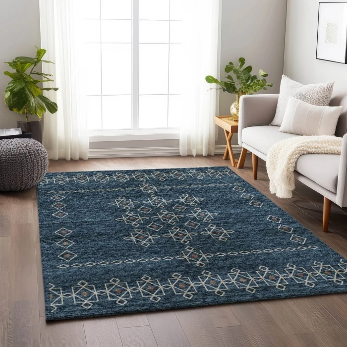 Addison Mayfield Blue AMF109 9ft. x 12ft. Rect. Rug