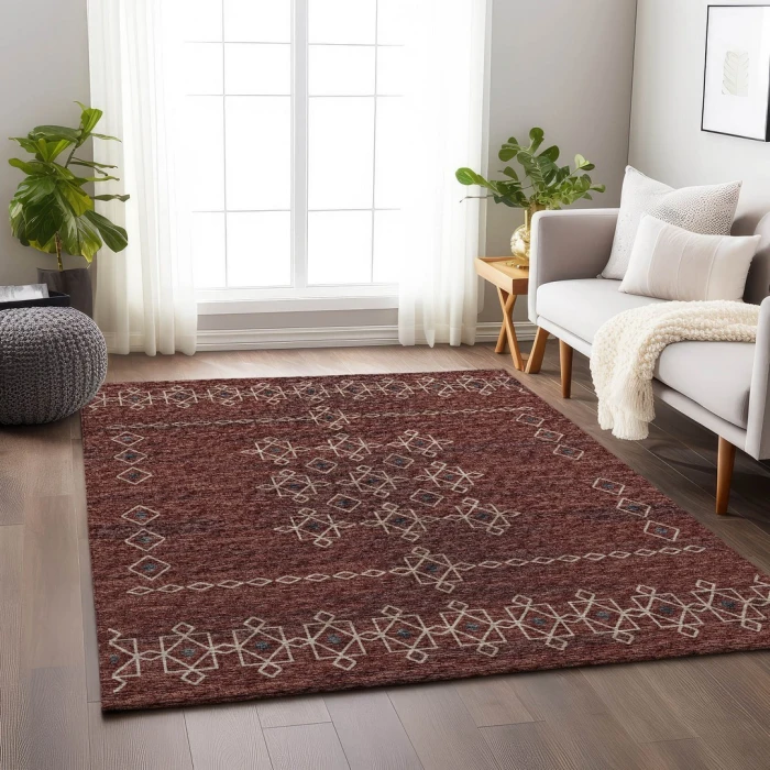 Addison Mayfield Red AMF109 9ft. x 12ft. Rect. Rug