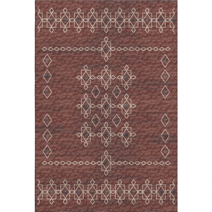 Addison Mayfield Red AMF109 9ft. x 12ft. Rect. Rug