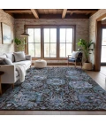 Addison Mayfield Brown AMF1101 - 8ft. Round Rug