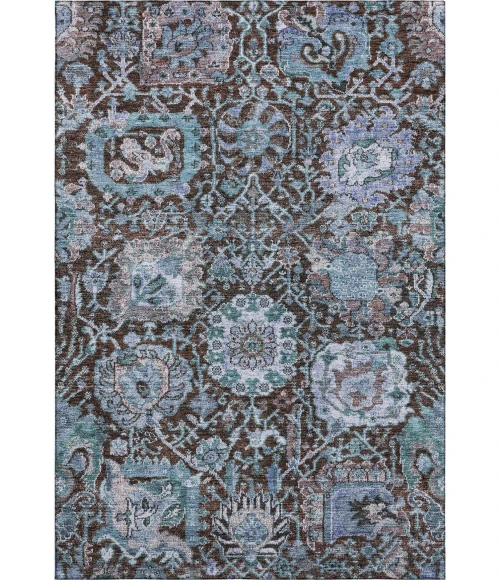 Addison Mayfield Brown AMF1101 - 8ft. Round Rug