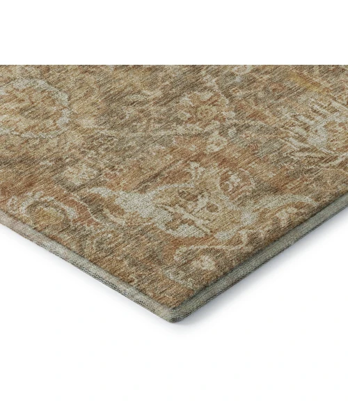 Addison Mayfield Brown AMF1101 - 8ft. Round Rug