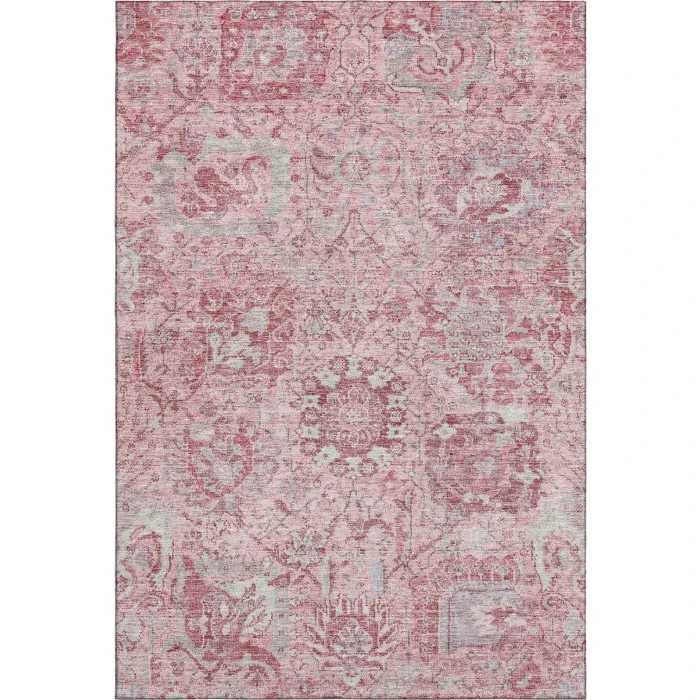 Addison Mayfield Pink AMF1102 - 8ft. Round Rug