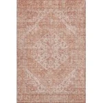 Addison Mayfield Orange AMF1104 - 8ft. Round Rug