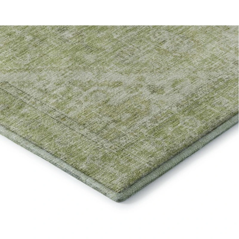 Addison Mayfield Green AMF1104 - 8ft. Round Rug