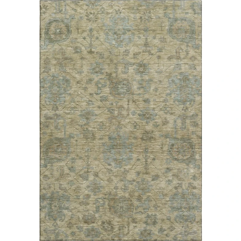 Addison Mayfield Brown AMF1105 - 8ft. Round Rug