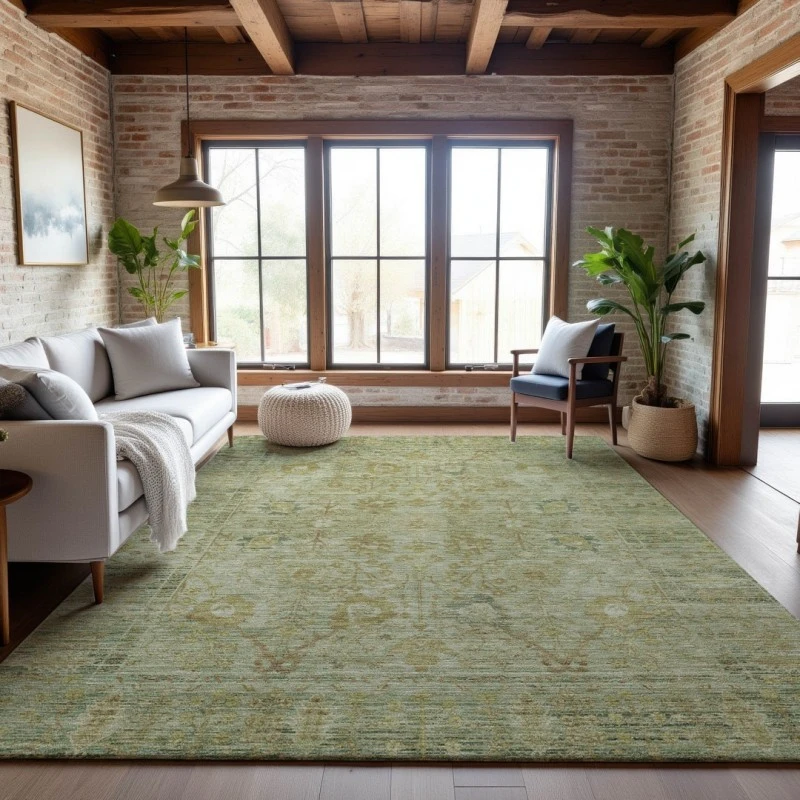 Addison Mayfield Green AMF1106 9ft. x 12ft. Rect. Rug