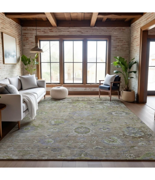 Addison Mayfield Brown AMF1107 2ft. 3in. x 7ft. 6in. Rect. Rug