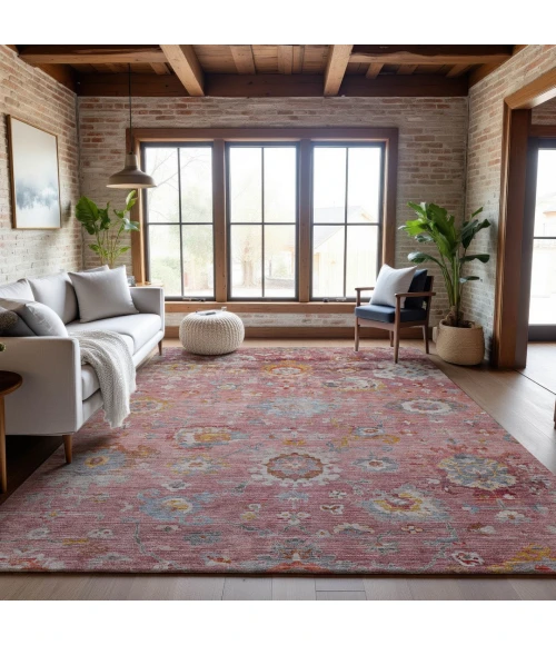 Addison Mayfield Pink AMF1107 2ft. 3in. x 7ft. 6in. Rect. Rug