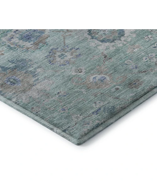 Addison Mayfield Blue AMF1107 - 8ft. Round Rug