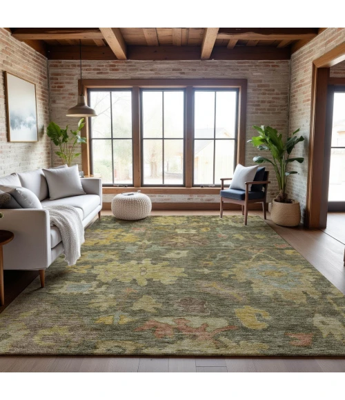 Addison Mayfield Green AMF1108 5ft. x 7ft. 6in. Rect. Rug