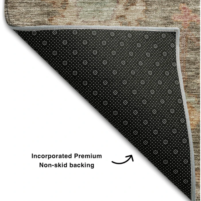 Addison Mayfield Brown AMF1108 - 8ft. Round Rug