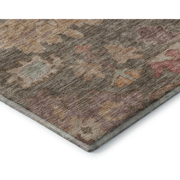 Addison Mayfield Brown AMF1108 - 8ft. Round Rug