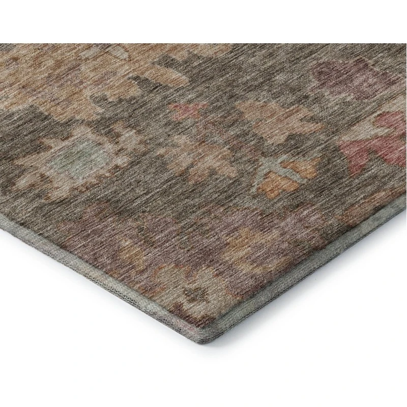 Addison Mayfield Brown AMF1108 - 8ft. Round Rug